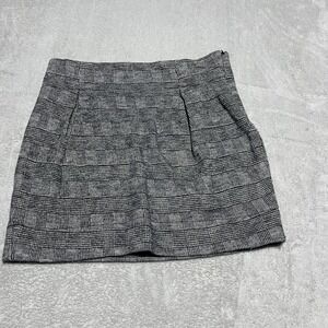 Banana Republic Skirt Womens 10 Wool Blend Tweed Career Mini Office
